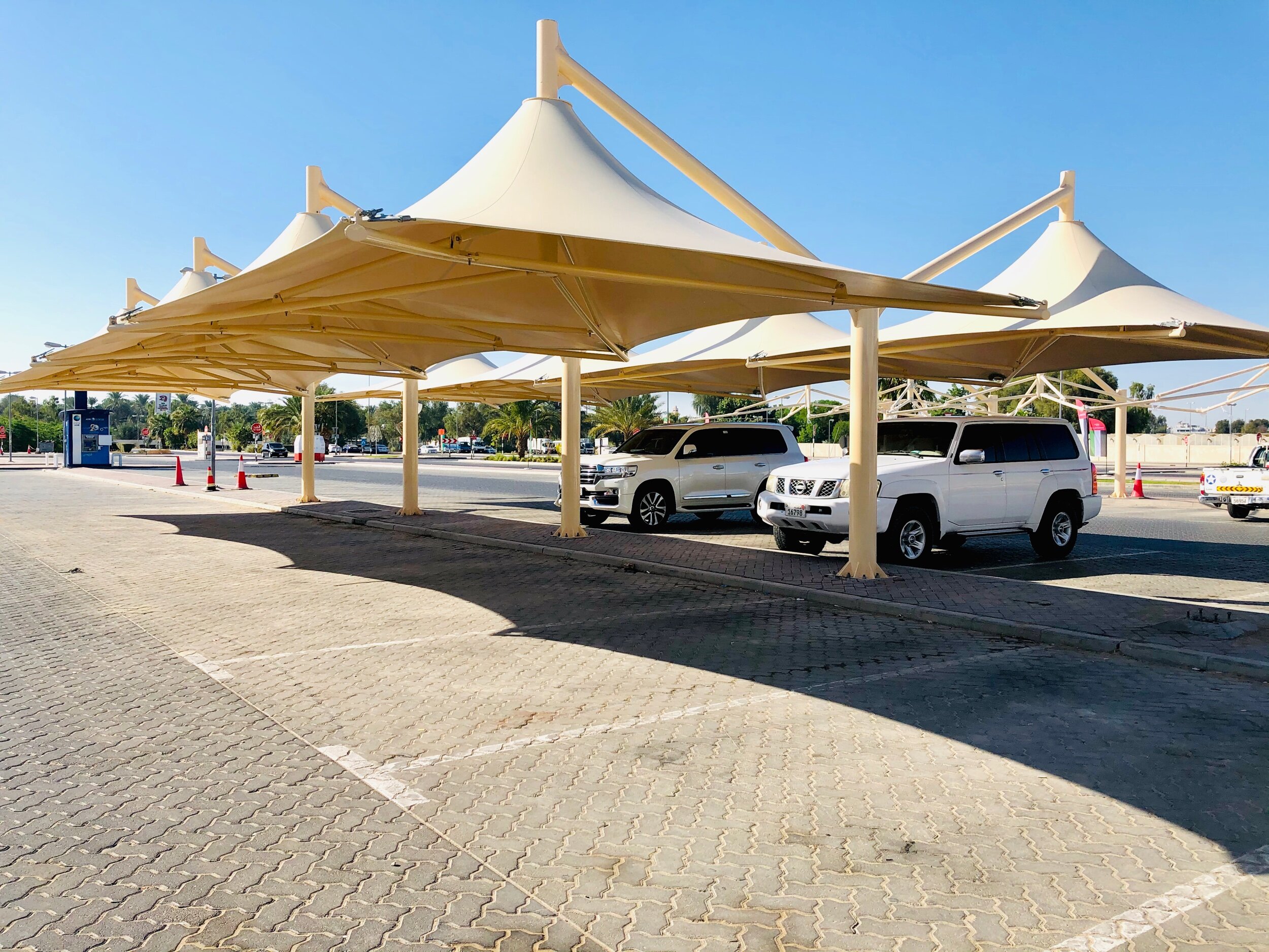 Cantilever Car Parking Shades Manufacturer & Supplier in Dubai UAE